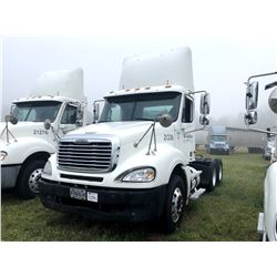 2004 FREIGHTLINER COLUMBIA TRUCK TRACTOR; VIN/SN:1FUJA6CV94LM21336 T/A, MERCEDES 460 ENGINE, 410 HP,
