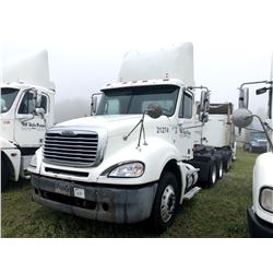 2004 FREIGHTLINER COLUMBIA TRUCK TRACTOR; VIN/SN:1FUJA6CV24LM21274 T/A, MERCEDES 460 ENGINE, 410 HP,