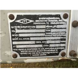 2006 ITI SDS-42 CHIP VAN; VIN/SN:1Z92A42206T199077 T/A, OPEN 2006 ITI SDS-42 CHIP VAN; VIN/SN:1Z92A42206T199077 T/A, OPEN