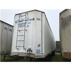 1997 DORSEY VAN; CHIP VAN; VIN/SN:2DTV75T25VA252762 T/A, OPEN TOP, 45' LENGTH, TARP, 285/75R24.5 TIR