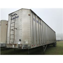 1997 PEERLESS 45-CTS CHIP VAN; VIN/SN:1PLE04523VPD25220 T/A, OPEN TOP, 45' LENGTH, TARP, 285/75R24.5