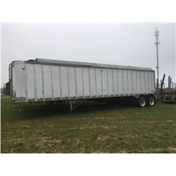 HOMEMADE CHIP VAN; T/A, OPEN TOP, 42' LENGTH, TARP, 295/75R22.5 TIRES (BILL OF SALE ONLY)