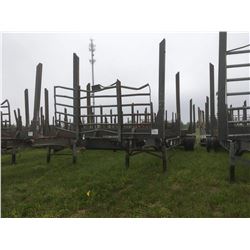 2011 MCLENDON FT42-8L LOG TRAILER; VIN/SN:1M9FT4225BA776030 T/A, DROP CENTER, 4 BOLSTER, 295/75R22.5