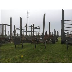 2011 MCLENDON FT42-8L LOG TRAILER; VIN/SN:1M9FT4225BA776027 T/A, DROP CENTER, 4 BOLSTER, 295/75R22.5