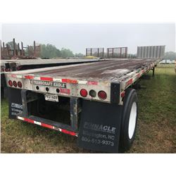 2000 TRANSCRAFT EAGLE W2 FLATBED TRAILER; VIN/SN:1TTF48205Y2006813 T/A, ALUM., 48' LENGTH, 102'' WID