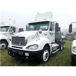 2007 FREIGHTLINER COLUMBIA TRUCK TRACTOR; VIN/SN:1FUJA6CK57LX77681 T/A, DETROIT SERIES 60 ENGINE, 43