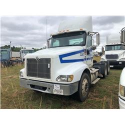 2007 INTERNATIONAL 9400I TRUCK TRACTOR; VIN/SN:2HSCNSCRX7C433260 T/A, CAT C15, 475 HP, 10 SPD TRANS,