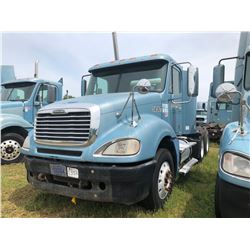 2003 FREIGHTLINER COLUMBIA TRUCK TRACTOR; VIN/SN:1FUJA6AS83LK58587 T/A, CAT C12 ENGINE, 10 SPD TRANS