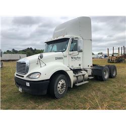 2009 FREIGHTLINER COLUMBIA TRUCK TRACTOR; VIN/SN:1FUJA6CV79DAD9869 T/A, MERCEDES 460 ENGINE, 10 SPD 