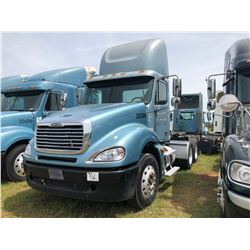 2006 FREIGHTLINER TRUCK TRACTOR; VIN/SN:1FUJA6CV96DU26596 MERCEDES 460 ENGINE, 10 SPD TRANS, 40K REA