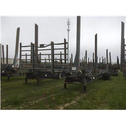 2011 MCLENDON LP42-4L LOG TRAILER; VIN/SN:1M9LP4227BA776053 T/A, PLANTATION, 4 BOLSTER, 275/80R22.5 