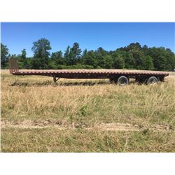2003 TRANSCRAFT FLATBED TRAILER; VIN/SN:1TTSF4820X32010722 T/A, 48' LENGTH, 102'' WIDTH, 285/75R24.5