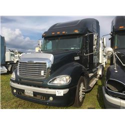 2006 FREIGHTLINER TRUCK TRACTOR, VIN/SN:1FUJA6DE66LX00695 - T/A, SLEEPER, C13 CAT ENGINE, 10 SPD TRA