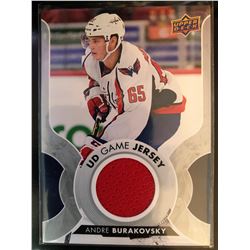 2017-18 Upper Deck Game Jersey Andre Burakovsky Card #GJ-BU