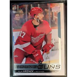 2018-19 Upper Deck Young Guns Filip Hronek Card #214 Series #1