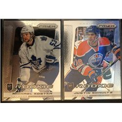 2013-14 Panini Prizm Rookies X 2 Justin Schultz #238, and