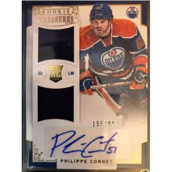 2012-13 Panini Rookie Treasures Philippe Cornet Autograph Jersey