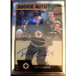 2016-17 O-Pee-Chee Rookie Autograph Patrik Laine Card #R-Pl