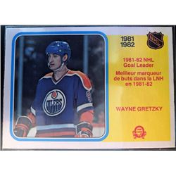 1982-83 O-Pee-Chee Wayne Gretzky Card #235 Goal Leaders