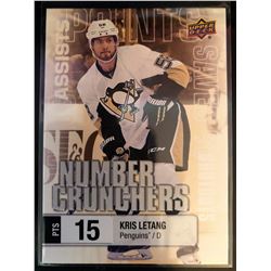 2016-17 Upper Deck Number Crunchers Kris Letang Card #NC-3
