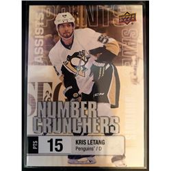 2016-17 Upper Deck Number Crunchers Kris Letang Card #NC-3