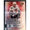 Image 1 : 2016-17 Upper Deck Number Crunchers Dustin Byfuglien Card #NC-9