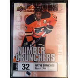 2016-17 Upper Deck Number Crunchers Wayne Simmonds #NC-14