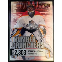 2016-17 Upper Deck Number Crunchers Roberto Luongo Card #NC-20