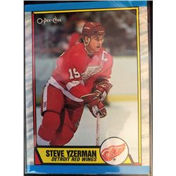 1989-90 O-Pee-Chee Steve Yzerman Card #83