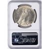 Image 2 : 1923 $1 Peace Silver Dollar Coin NGC AU58