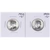 Image 1 : Lot of 1953-S & 1954-S Washington Quarter Coins