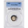 Image 1 : 1882 Proof Seated Liberty Dime Coin PCGS PR66 Nice Toning