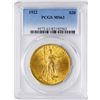 Image 1 : 1922 $20 St. Gaudens Double Eagle Gold Coin PCGS MS63