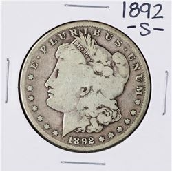 1892-S $1 Morgan Silver Dollar Coin