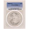 Image 1 : 1884-CC $1 Morgan Silver Dollar Coin PCGS MS63