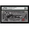 Image 1 : 1896 $1 Educational Silver Certificate Note Fr.224 PMG Choice Very Fine 35EPQ