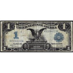 1899 $1 Black Eagle Silver Certificate Note