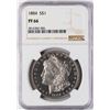Image 1 : 1884 $1 Proof Morgan Silver Dollar Coin NGC PF66