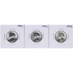 Lot of 1941-1943 Washington Quarter Coins