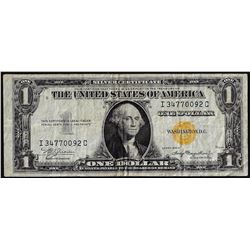 1935A $1 North Africa WWII Emergency Issue Silver Certificate Note