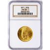 Image 1 : 1911 $10 Indian Head Eagle Gold Coin NGC MS62