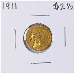 1911 $2 1/2 Indian Head Quarter Eagle Gold Coin