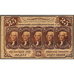 July 17, 1862 First Issue 25 Cents Fractional Currency Note