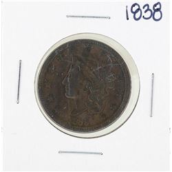 1838 Braided Hair Large Cent Coin