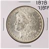 Image 1 : 1878 7/8TF $1 Morgan Silver Dollar Coin