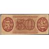 Image 2 : March 3, 1863 50 Cents Third Issue Spinner Fractional Currency Note