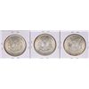 Image 2 : Lot of (3) 1889 $1 Morgan Silver Dollar Coins