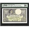 Image 1 : 1919 Bank Polski Poland 500 Zlotych Note PMG Choice About Unc 58