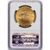 Image 2 : 1911-D $20 St. Gaudens Double Eagle Gold Coin NGC MS66