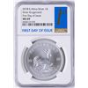 Image 1 : 2018 South Africa Krugerrand Silver Coin NGC MS69 First Day of Issue